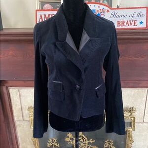 🦊Black Tailored Blazer with Wide Lapels